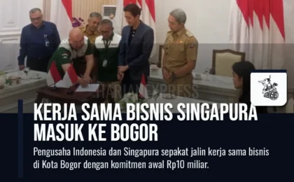 Kerja Sama Bisnis Singapura Masuk ke Bogor