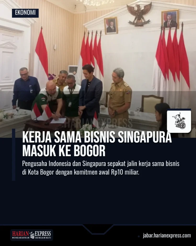 Kerja Sama Bisnis Singapura Masuk ke Bogor