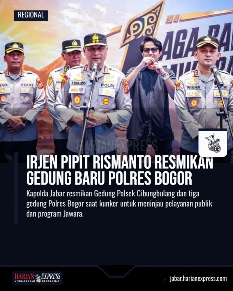 Irjen Pipit Rismanto Resmikan Gedung Baru Polres Bogor