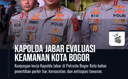 Kapolda Jabar Evaluasi Keamanan Kota Bogor