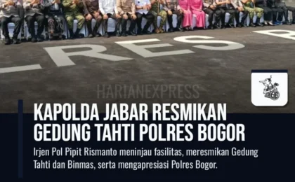 Kapolda Jabar Resmikan Gedung Tahti Polres Bogor