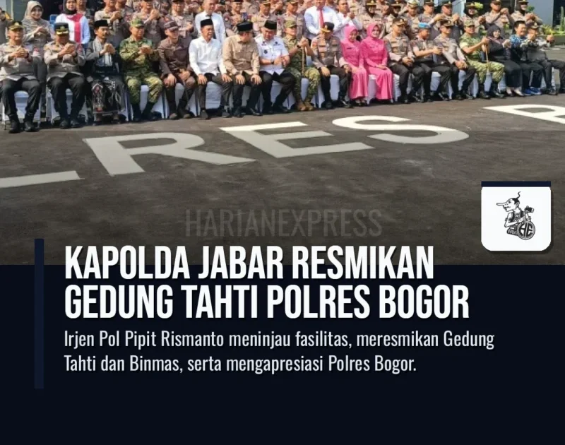 Kapolda Jabar Resmikan Gedung Tahti Polres Bogor