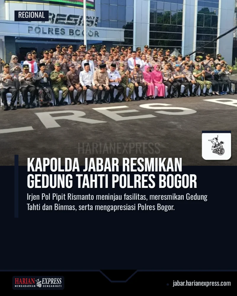 Kapolda Jabar Resmikan Gedung Tahti Polres Bogor