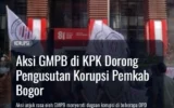 Aksi GMPB di KPK Dorong Pengusutan Korupsi Pemkab Bogor
