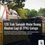 128 Truk Sampah Mulai Buang Muatan Lagi di TPAS Galuga