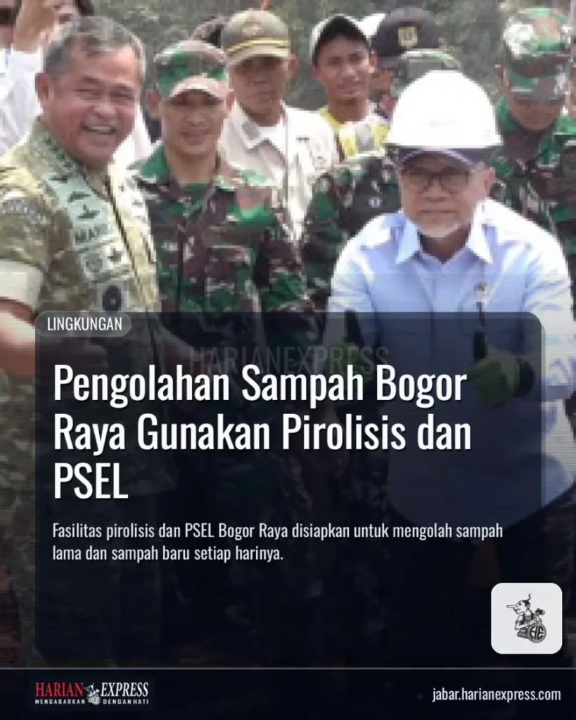 Pengolahan Sampah Bogor Raya Gunakan Pirolisis dan PSEL