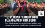 153 Pembina Pramuka Ikuti Gelang Ajar di Kota Bogor