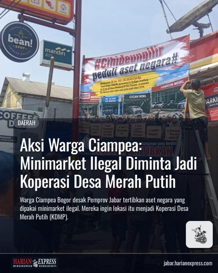 Aksi Warga Ciampea: Minimarket Ilegal Diminta Jadi Koperasi Desa Merah Putih