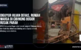Diguyur Hujan Deras, Rumah Warga di Cibinong Bogor Rusak Parah