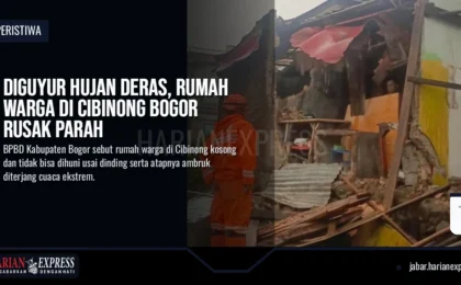 Diguyur Hujan Deras, Rumah Warga di Cibinong Bogor Rusak Parah