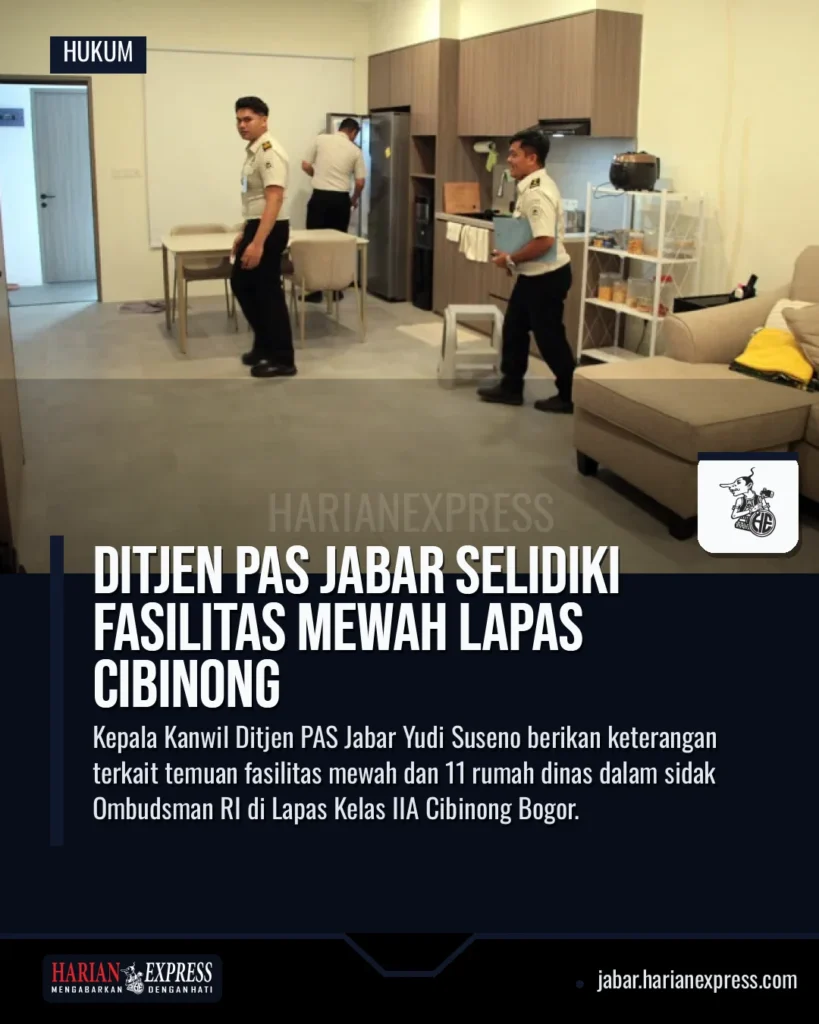 Ditjen PAS Jabar Selidiki Fasilitas Mewah Lapas Cibinong