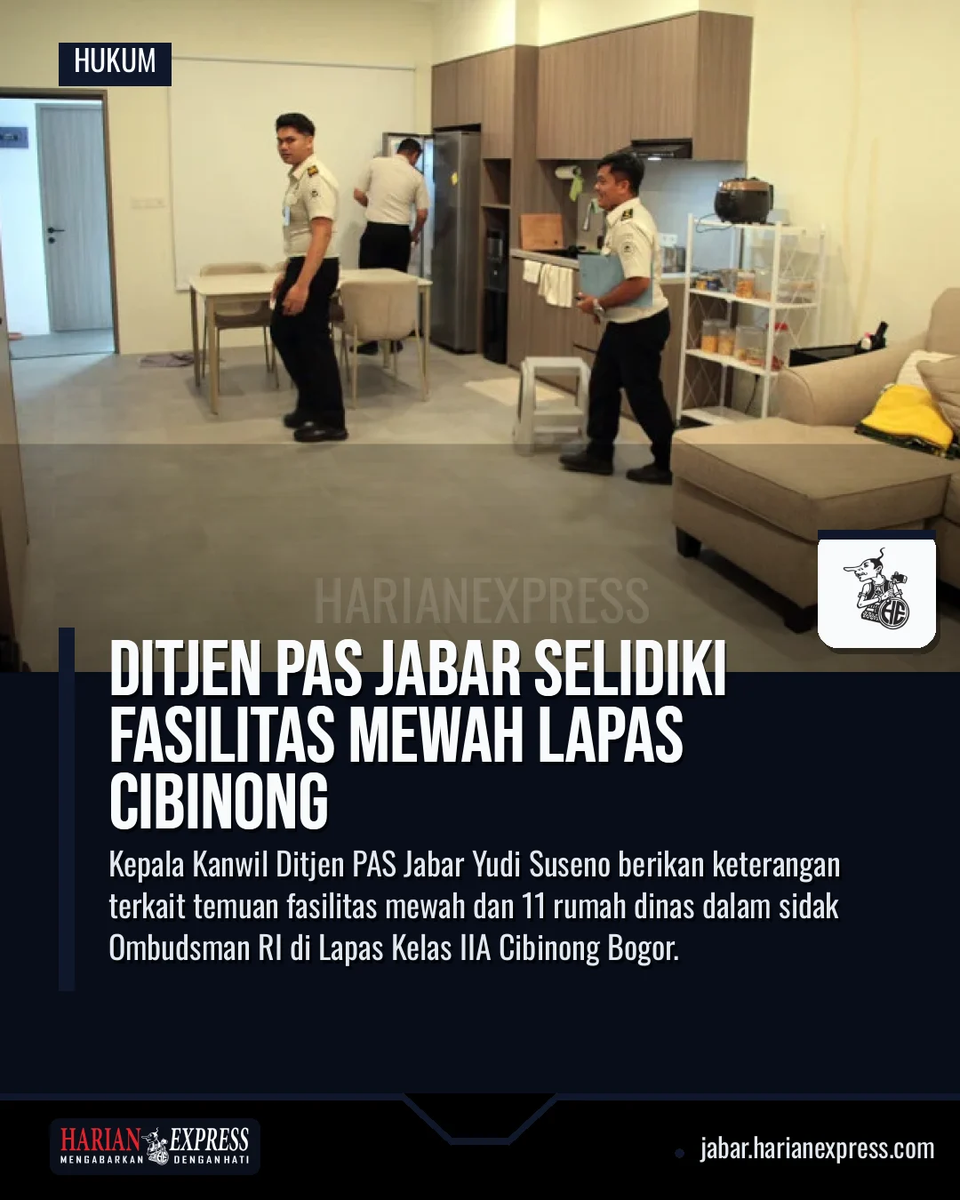 Ditjen PAS Jabar Selidiki Fasilitas Mewah Lapas Cibinong