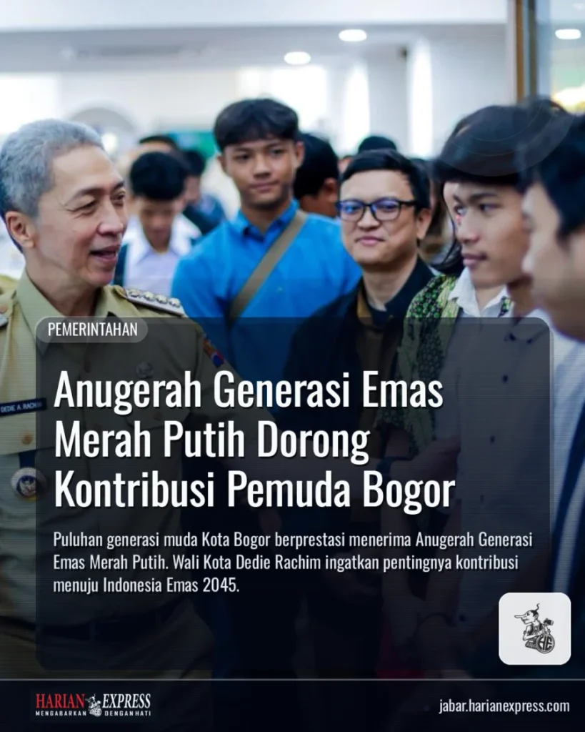 Anugerah Generasi Emas Merah Putih Dorong Kontribusi Pemuda Bogor