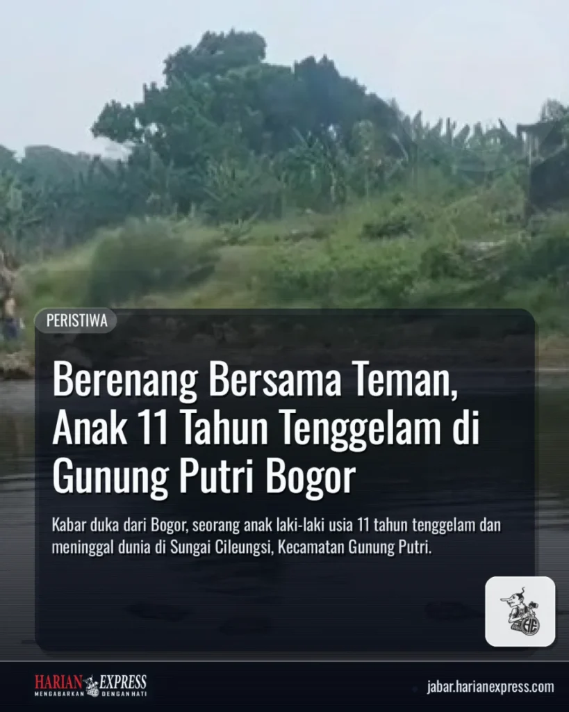 Berenang Bersama Teman, Anak 11 Tahun Tenggelam di Gunung Putri Bogor