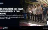 Polresta Bogor Kota Sanksi Oknum Represif di Tugu Kujang