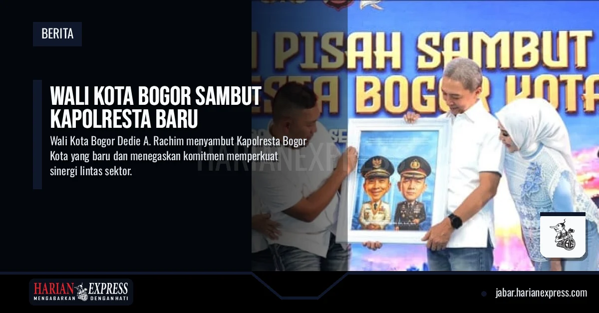 Wali Kota Bogor Sambut Kapolresta Baru