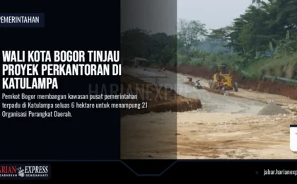 Wali Kota Bogor Tinjau Proyek Perkantoran di Katulampa