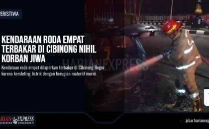 Kendaraan Roda Empat Terbakar di Cibinong Nihil Korban Jiwa