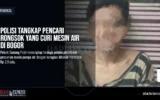 Polisi Tangkap Pencari Rongsok yang Curi Mesin Air di Bogor