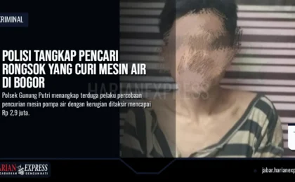 Polisi Tangkap Pencari Rongsok yang Curi Mesin Air di Bogor