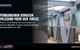 Pembangunan Jembatan Paledang-Pasir Jaya Tuntas