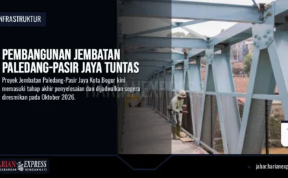 Pembangunan Jembatan Paledang-Pasir Jaya Tuntas
