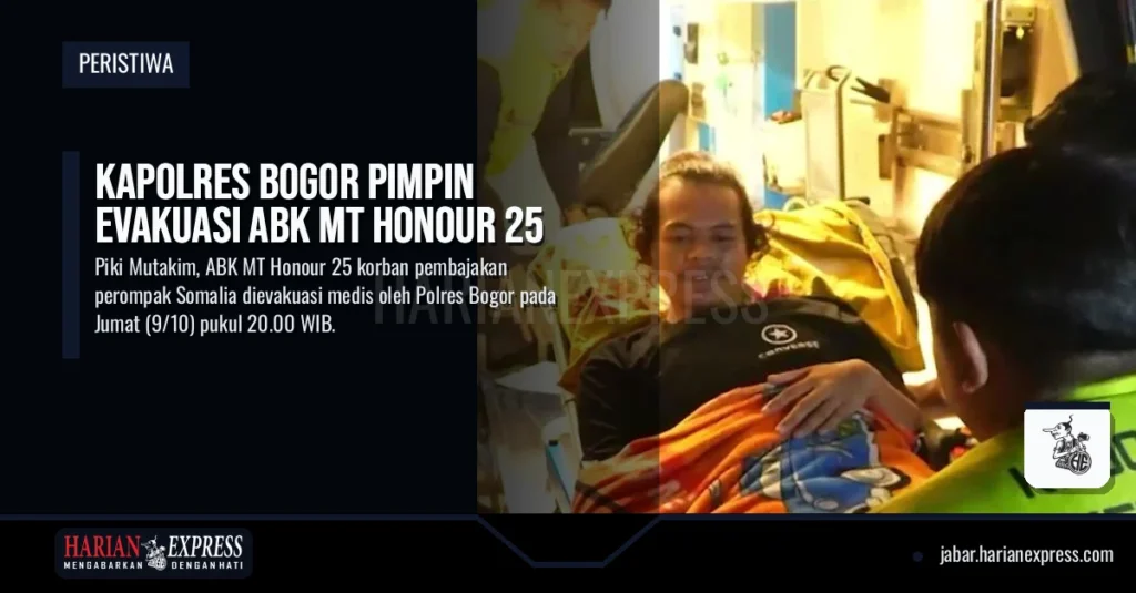 Kapolres Bogor Pimpin Evakuasi ABK MT Honour 25