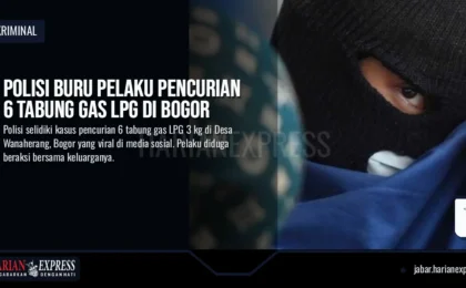 Polisi Buru Pelaku Pencurian 6 Tabung Gas LPG di Bogor