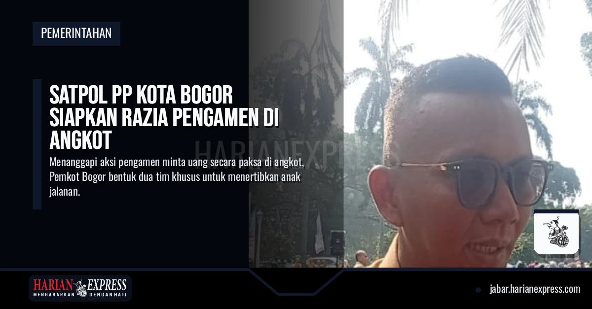 Satpol PP Kota Bogor Siapkan Razia Pengamen di Angkot