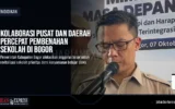 Kolaborasi Pusat dan Daerah Percepat Pembenahan Sekolah di Bogor