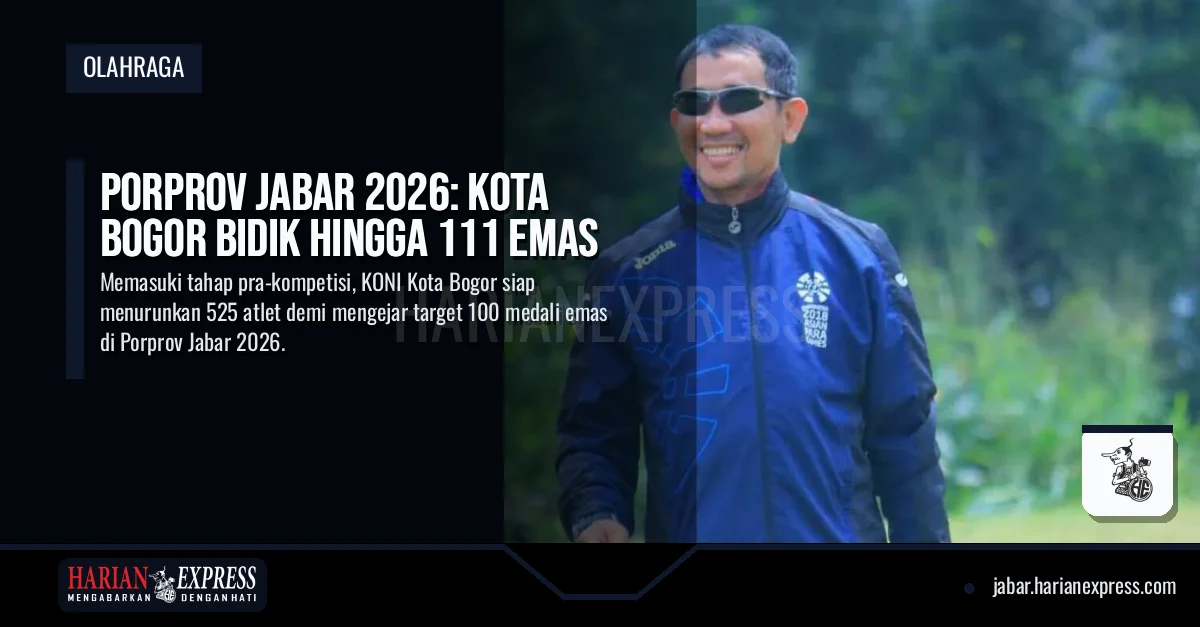 Porprov Jabar 2026: Kota Bogor Bidik hingga 111 Emas