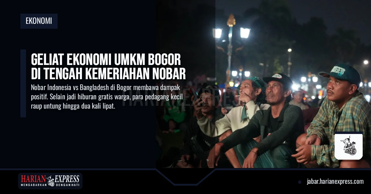 Geliat Ekonomi UMKM Bogor di Tengah Kemeriahan Nobar